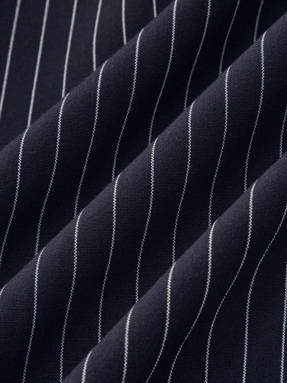 Commense Pinstripe Wrap Tie Top & Wide-Leg Pants Set in Navy size Large. NWT - Picture 6 of 7